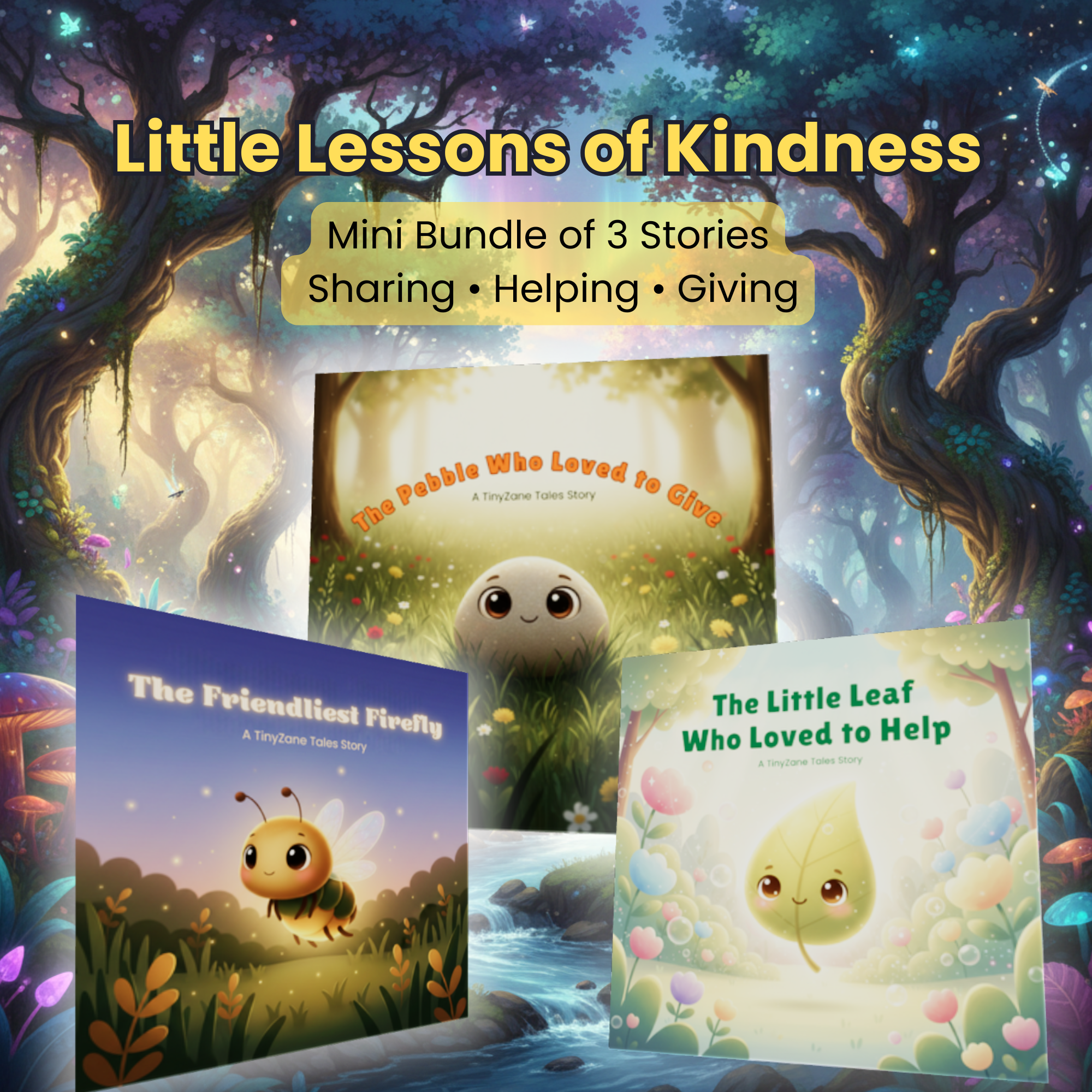 Little Lessons of Kindness Mini Bundle of 3 | Toddler Stories About Sharing, Helping & Gentle Social-Emotional Learning (Ages 1–3)